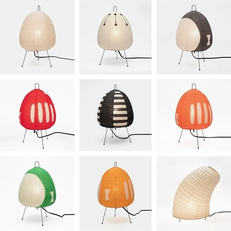 Japanese Paper Table Lamp View 2