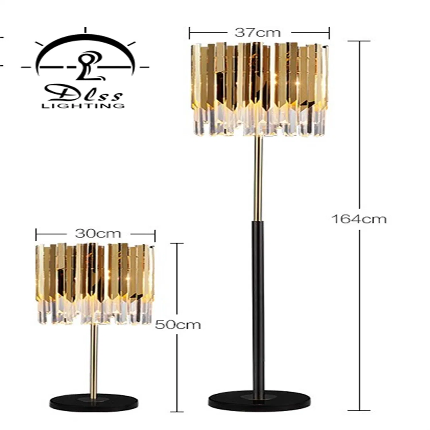 Modern Crystal LED Wall Lamp Simple Creative Bedroom Crystal Table Lamp