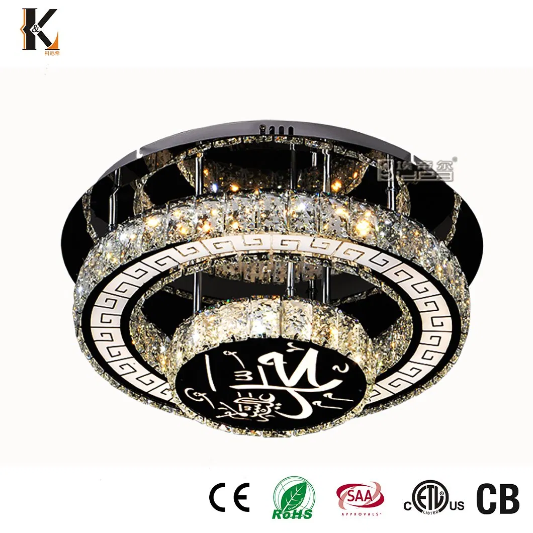 Crystal LED Ceiling Lighting China Wholesale Luxury Style Interior Decoration Cafe Home Villa Modern Crystal Ceiling Pendant Light