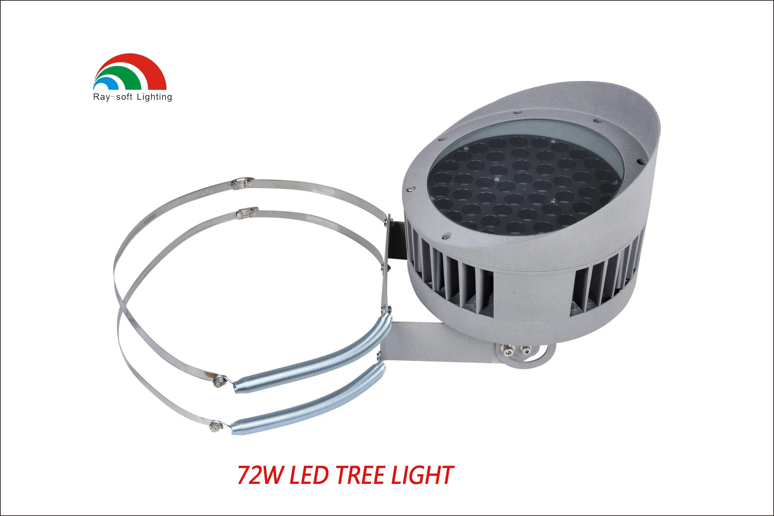 Zhongshan Factory Wholesale 18W/36W/48W/72W LED IP65 Outdoor Waterproof Post Tree Strap Holding Uplight