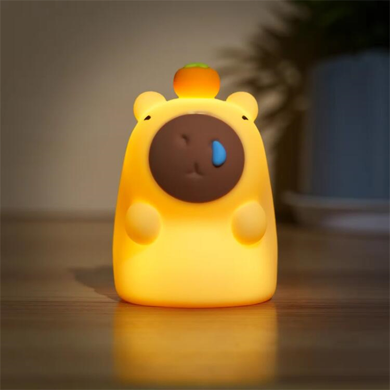 Silicone Cute Room Nursery Bed Lamp Touch LED Night Light Kids