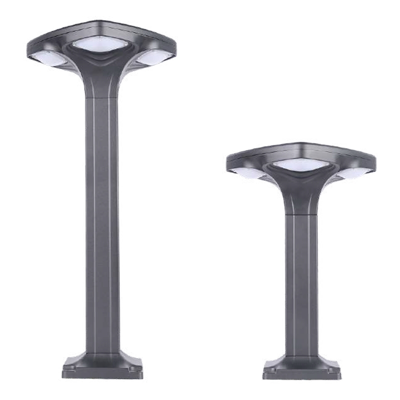 Outdoor Garden Solar Powered Bollard Lamp Decoration Landscape IP65 Waterproof Solar Spot Lights LED Solar Pathway Lawn Lights