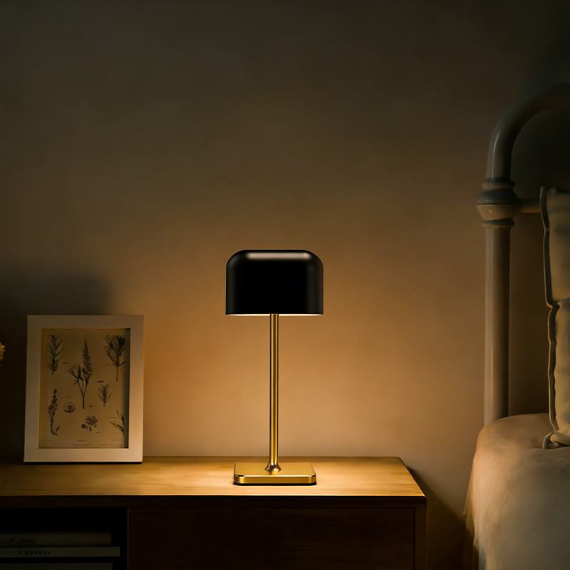 Modern Minimalist Style Rechargeable Cordless LED Table Lamp (Designed for Restaurants)