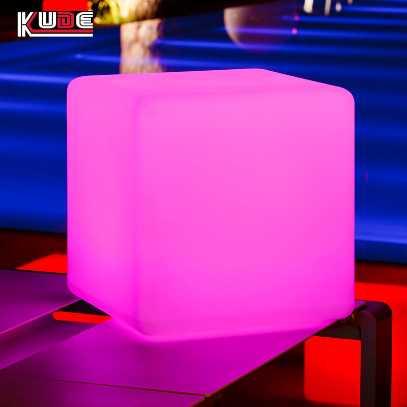 16 Colors Change LED Magic Cube Lamps Battery Operated Table LED Cube Light