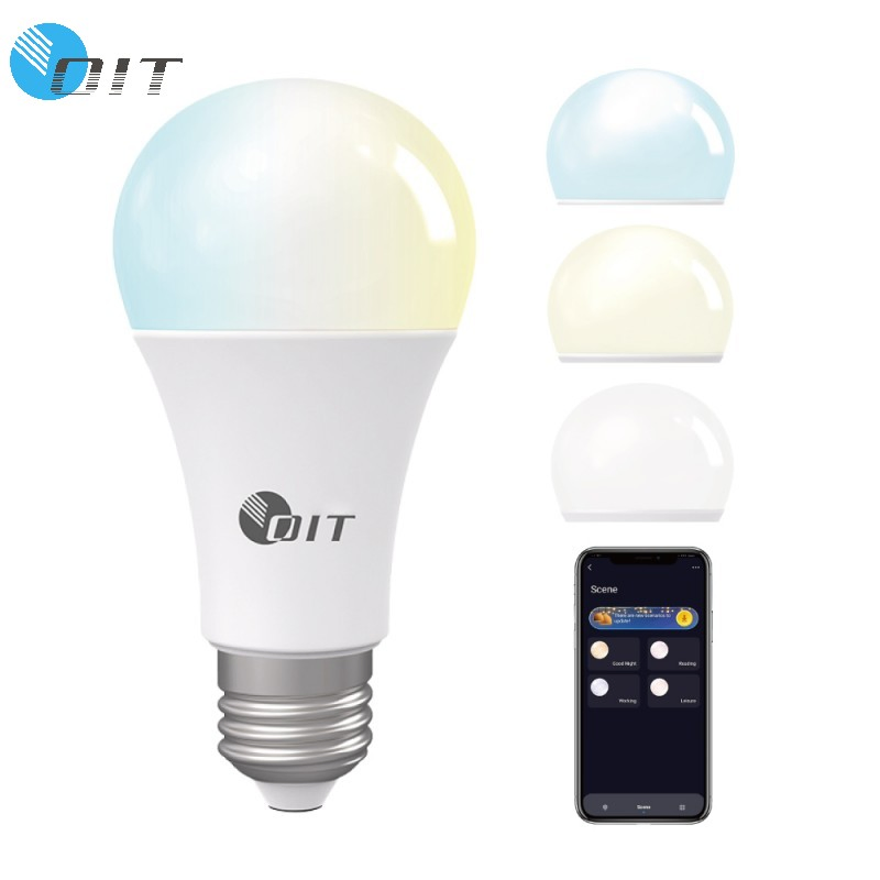 Smart WiFi LED Bulb with Voice Control and Time Scheduling Features