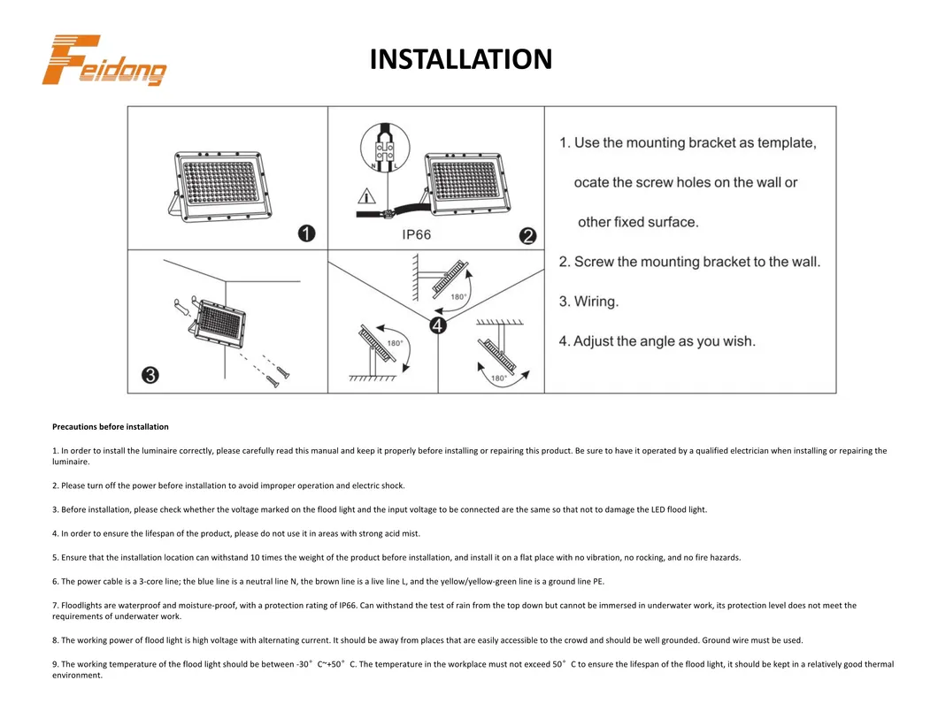LED Floodlight Detail 6