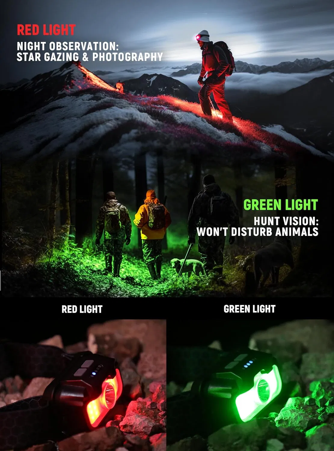 Smart Motion Sensor LED Camping Light for Outdoor Use