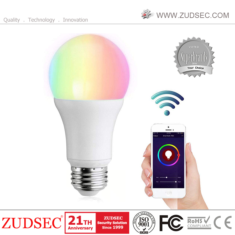 New Product Saving Energy-Lamp RGB+CCT Color Controller Smart LED Bulb Light WiFi Work with Alexa Google Assistant