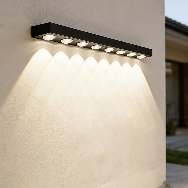 Solar Powered Wall Lamp Detail 1