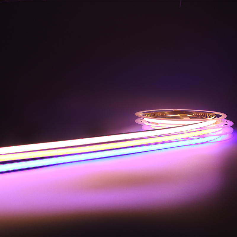 RGB Pixel Addressable COB Neon Flex Strip Waterproof IP67 24V Programmable Used for Bars and Display Cabinets LED Neon Light