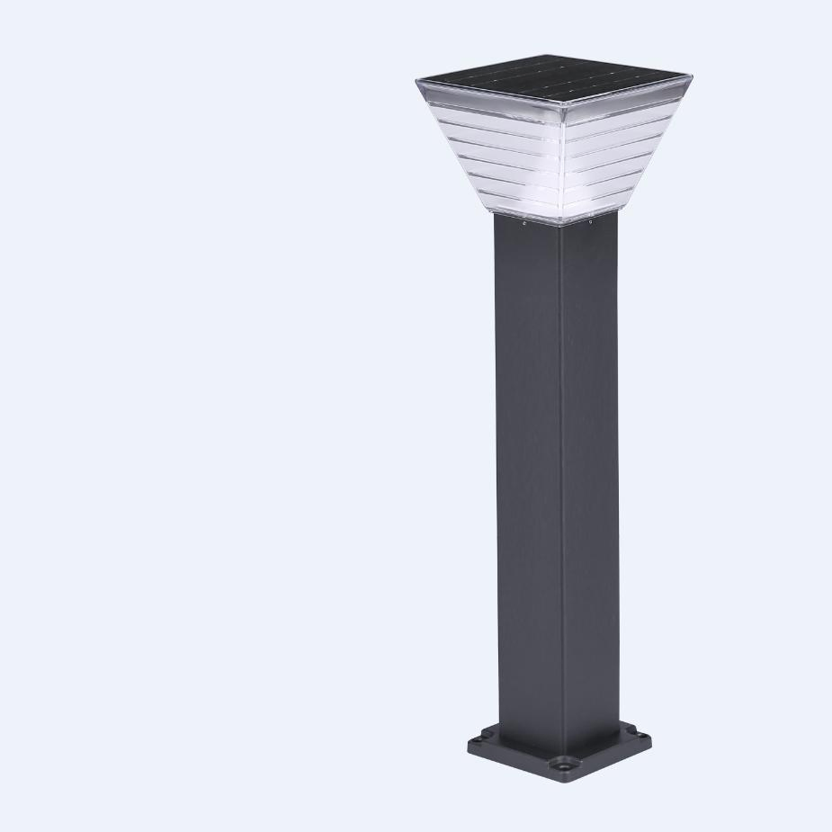2023 New Factory Price Outdoor IP65 Waterproof LED Bollards Aluminum Pathway Light Modern Style Solar Garden Light with CE ISO