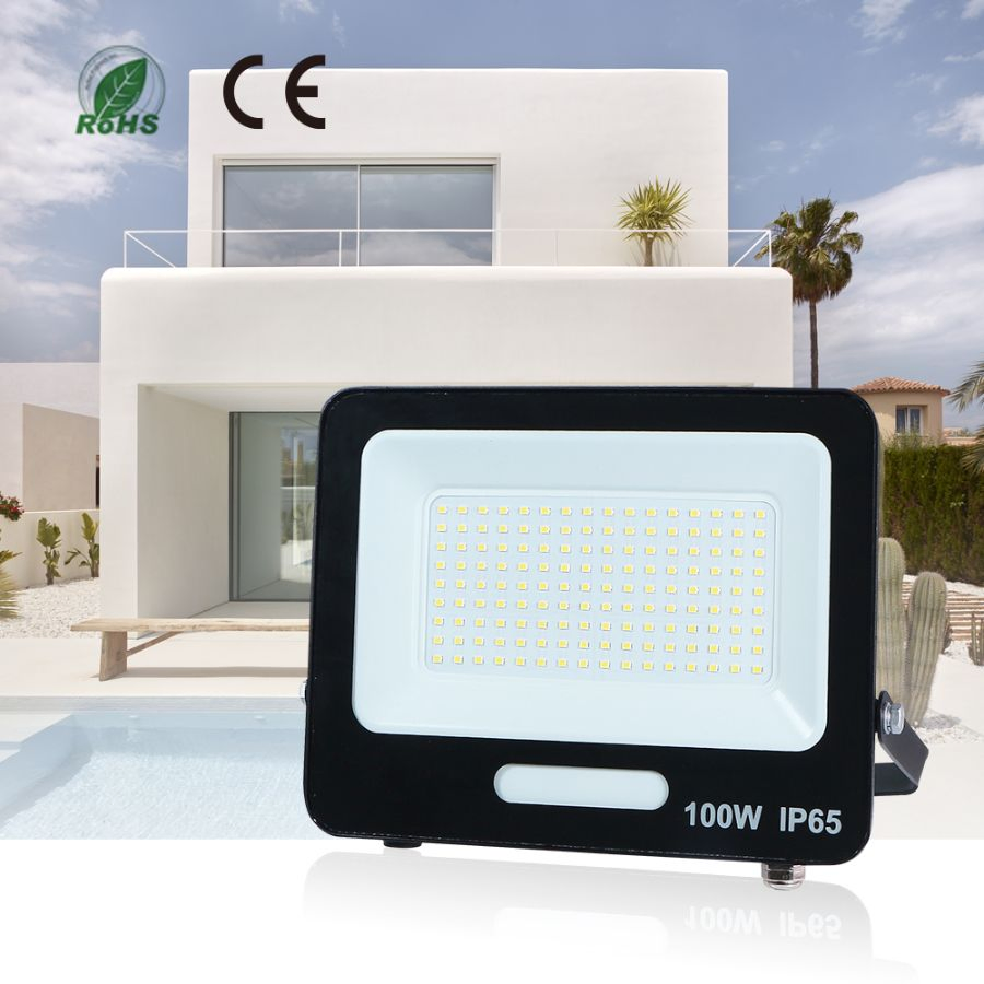 Die Casting Aluminum Best Lighting Floodlight IP65 Waterproof Landscape Wall Portable Outdoor LED Stadium Light