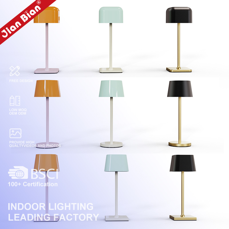 Modern Minimalist Style Rechargeable Cordless LED Table Lamp (Designed for Restaurants)