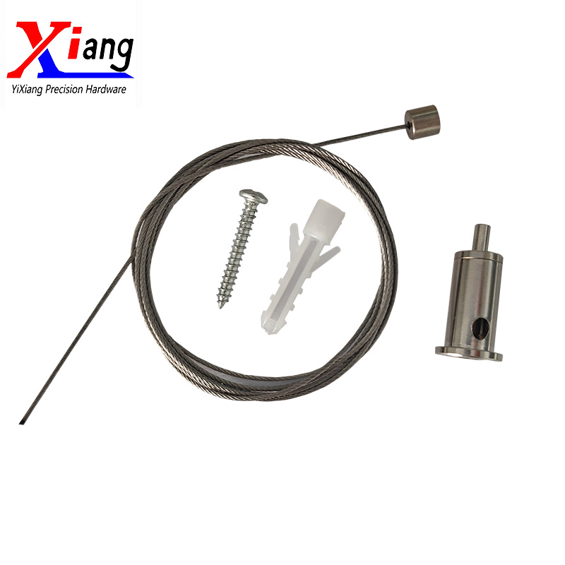 Ceiling-Mounted Suspension Rope Kits for Light Fixtures