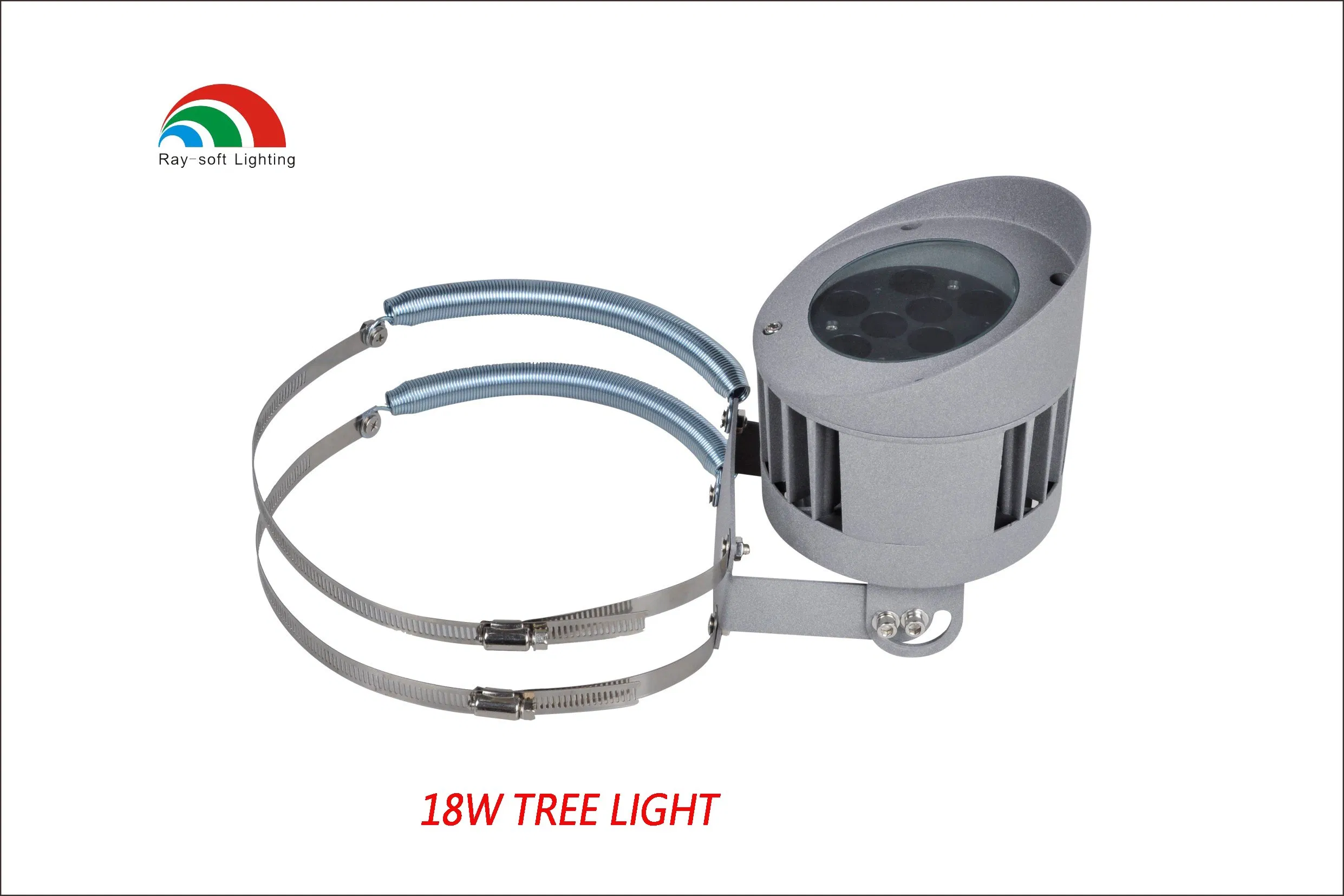 Zhongshan Factory Wholesale 18W/36W/48W/72W LED IP65 Outdoor Waterproof Post Tree Strap Holding Uplight