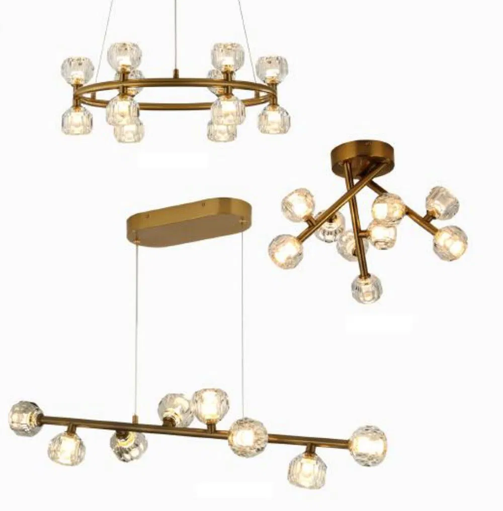 Chandelier 2023 Modern Big Ceiling Large Modern Home Living Room Luxury Gold LED Ball ceiling Lighting Chandelier Modern