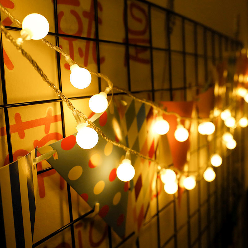 LED Colored Street Vending Camping Atmosphere Christmas Outdoor Light Strings