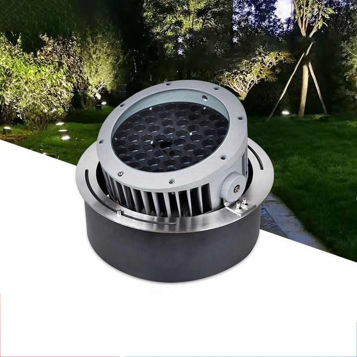 9W/12W LED Adjustable Angle Waterproof IP67 Half Underground Buried Inground Garden Floor Uplight