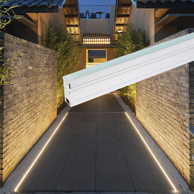 Baoyang Outdoor Floor Lighting IP65 Waterproof Ground Recessed Aluminium Linear LED Underground Light
