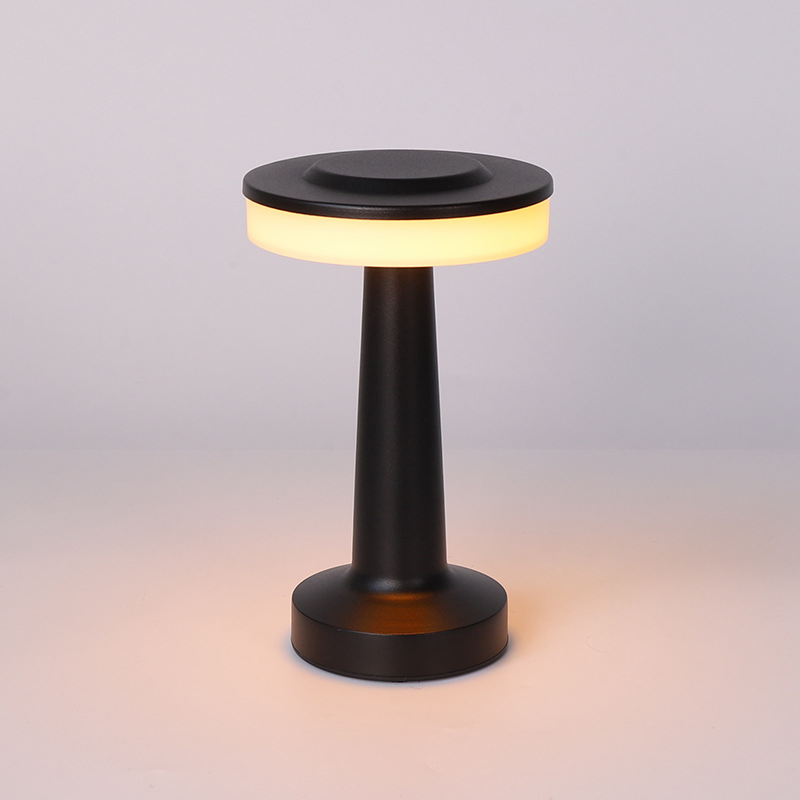 Rechargeable Retro Touch LED Table Lamp Small Coffee Desk Decorative Lamp Dining Bar Outdoor Use Night Light (SH8013-E)