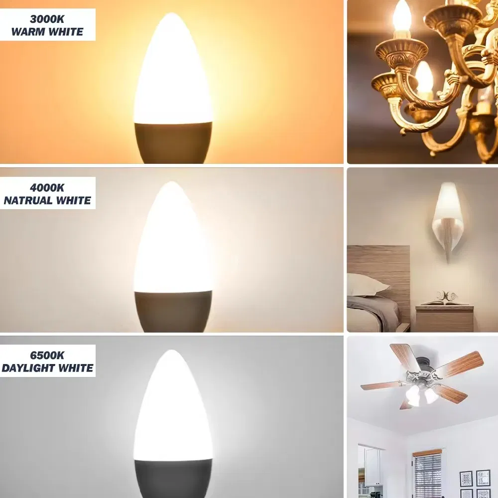 Switch WiFi High Power Candle Mini Globe Dimmable C37 G45 LED Light Lamp Lighting RGB+CCT Smart Bulb