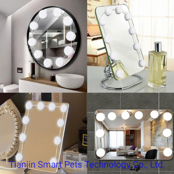 Vanity Lights Hollywood Style LED Mirror Light 10 Dimmable Bulbs Makeup Light