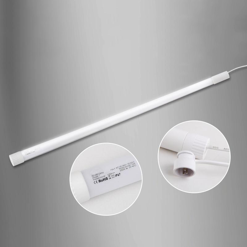 T8 LED Tube Light with Cable Easy Replacement for Commercial Freezer