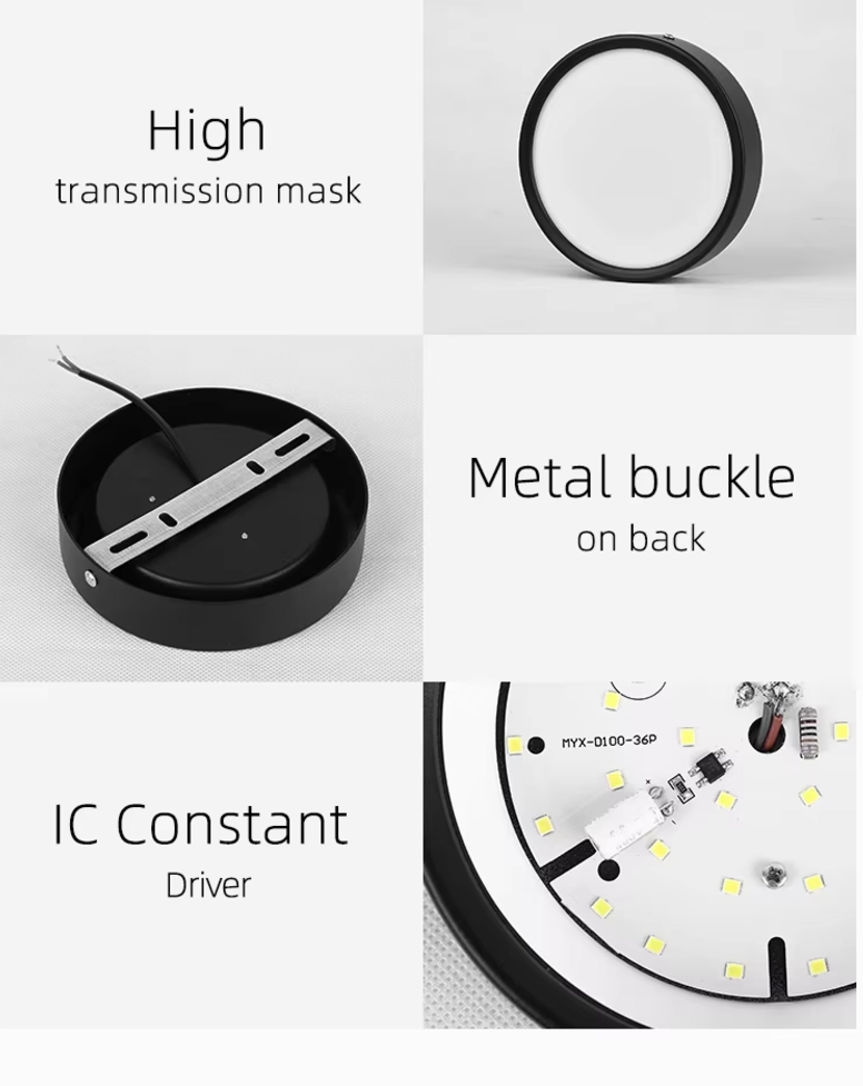 LED Ceiling Light Modern Ceiling for Panels, Bedroom Lamp, Restaurant Lighting