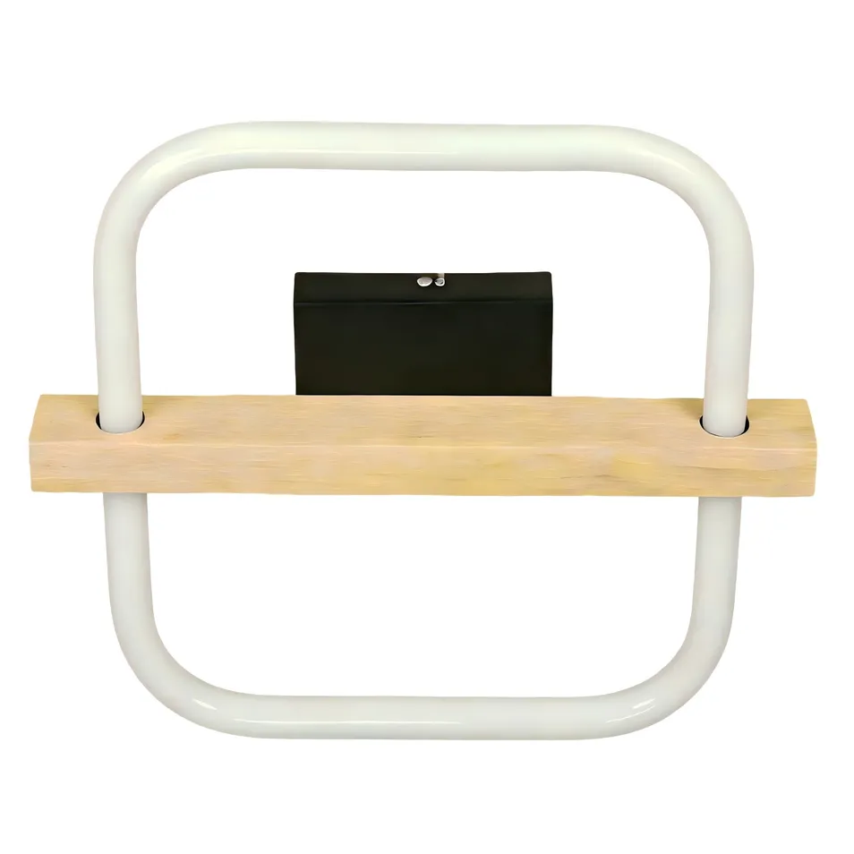 360° Illumination Acrylic & Rubber Wood Ceiling Light