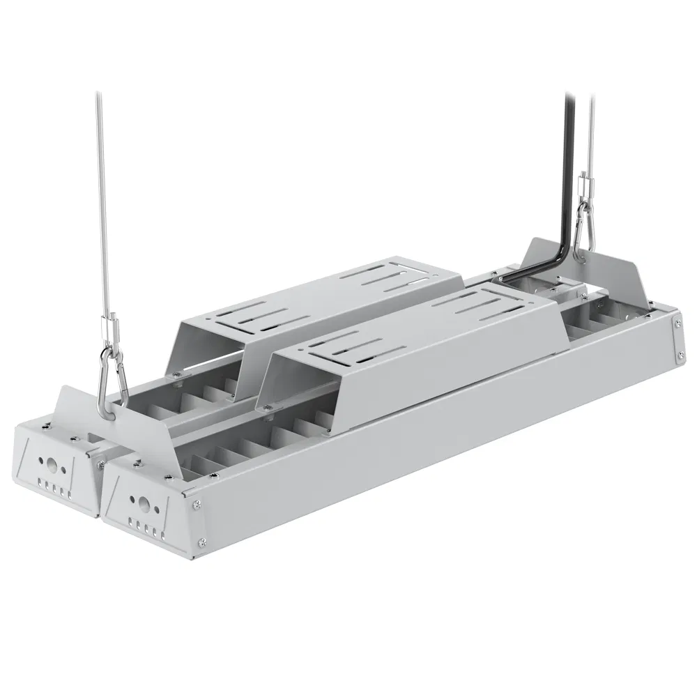 100W 200W 300W 400W Industral LED Linear High Bay Ceiling Tri-Proof Light for Warehouse Shopping Mall Hanging Lighting