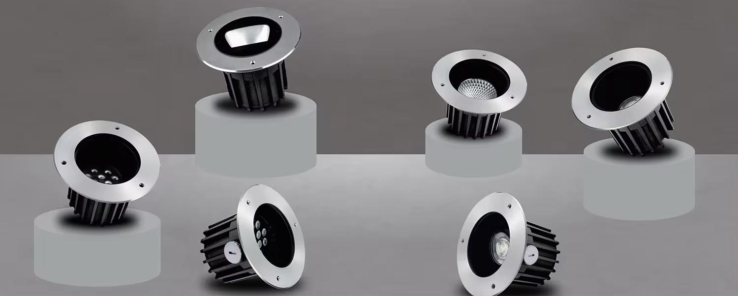 Outdoor Inground Uplight 12V 24V Waterproof IP67 Deck Light Recessed Step Buried Light Ground Lamp LED Underground Light