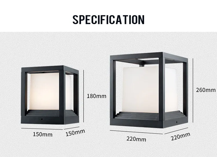 LED Garden Bollard Light 5