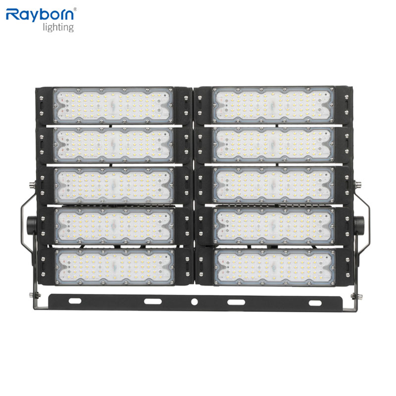 Outdoor 200W/250W/300W/400W 500W 600W High Power LED Flood Light for Billboard Volleyball Basketball Tennis Court Arena Tunnel Stadium Sports Field Lighting