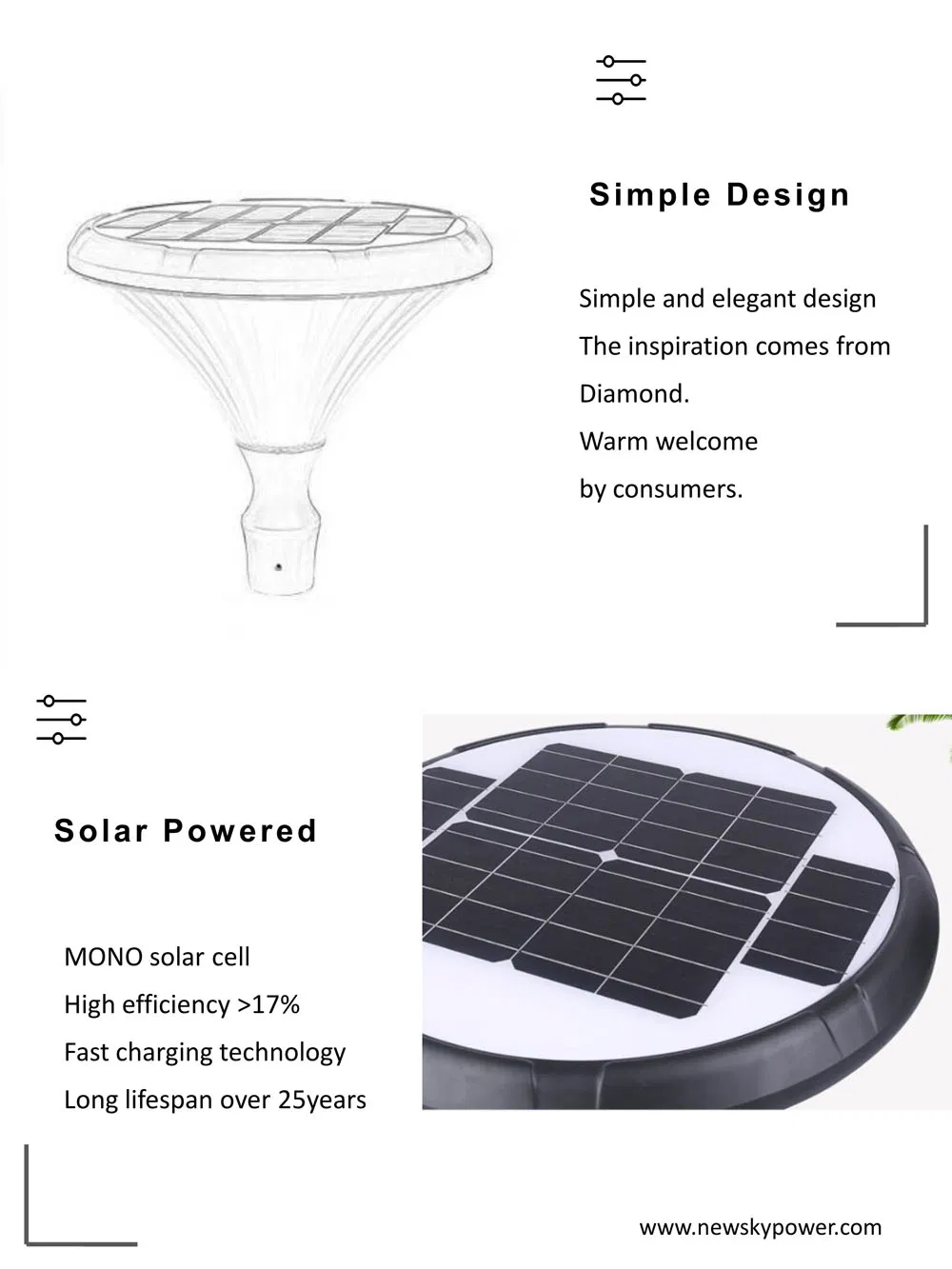 Solar Light Outdoor Garden