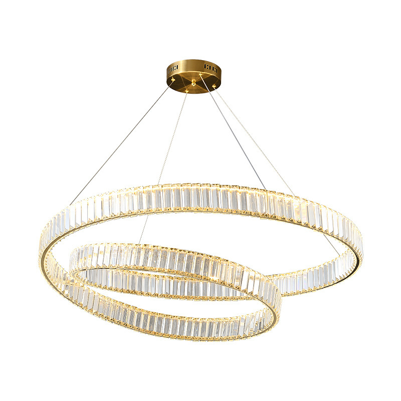 Konig Lighting China Crystal Chandelier Manufacturing Luxury American Simple Lighting Chandelier Restaurant LED Indoor Pendant