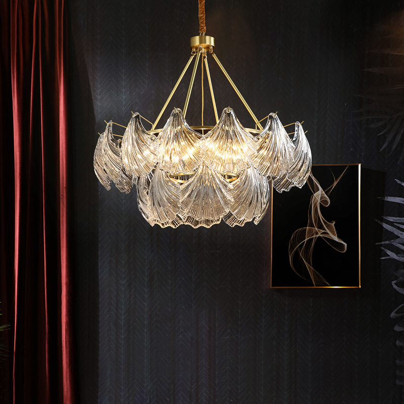 New Design Living Room Dining Room Metal Modern Glass Pendant Light