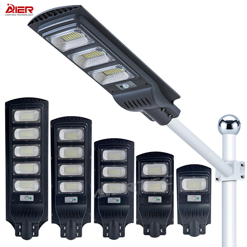 Outdoor Lighting Waterproof IP66 All in One Solar LED Street Light 50W 100W 150W 200W 250W Solar Street Lamp for Road Highway