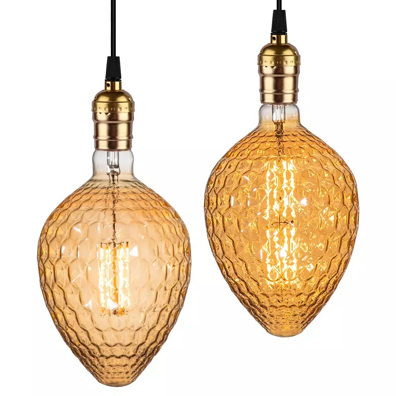 China Wholesale Smart WiFi Dimmable Filament Lamp CCT Color Change St58 St64 8W LED Light Filament Bulb