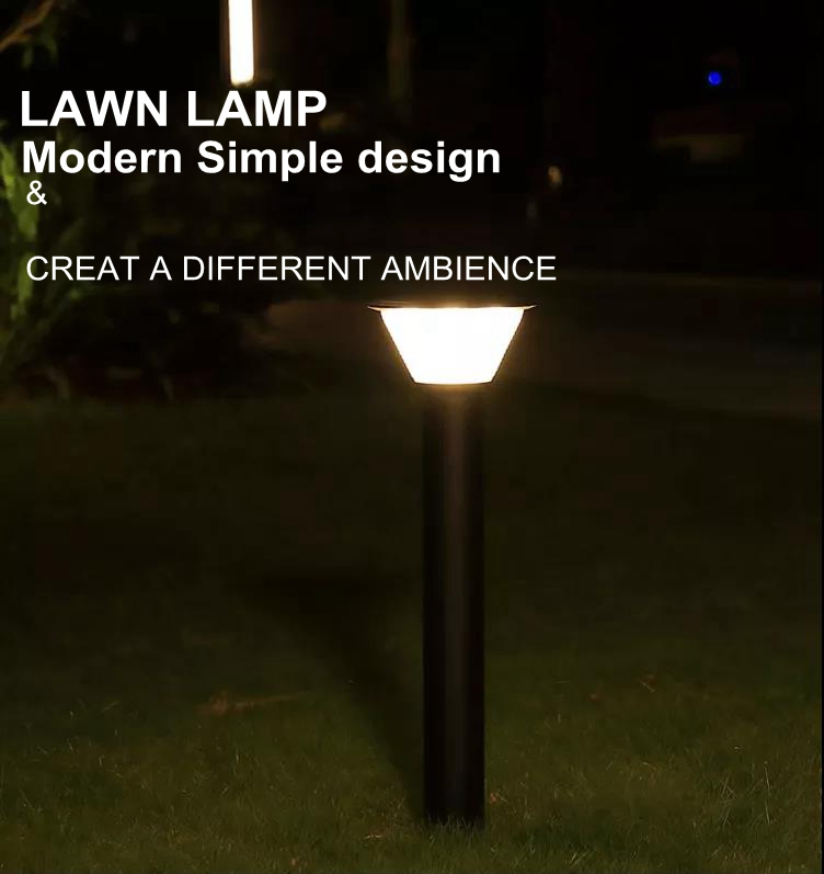 Outdoor Bollard Garden Pathway High Powered LED Lawn Lights