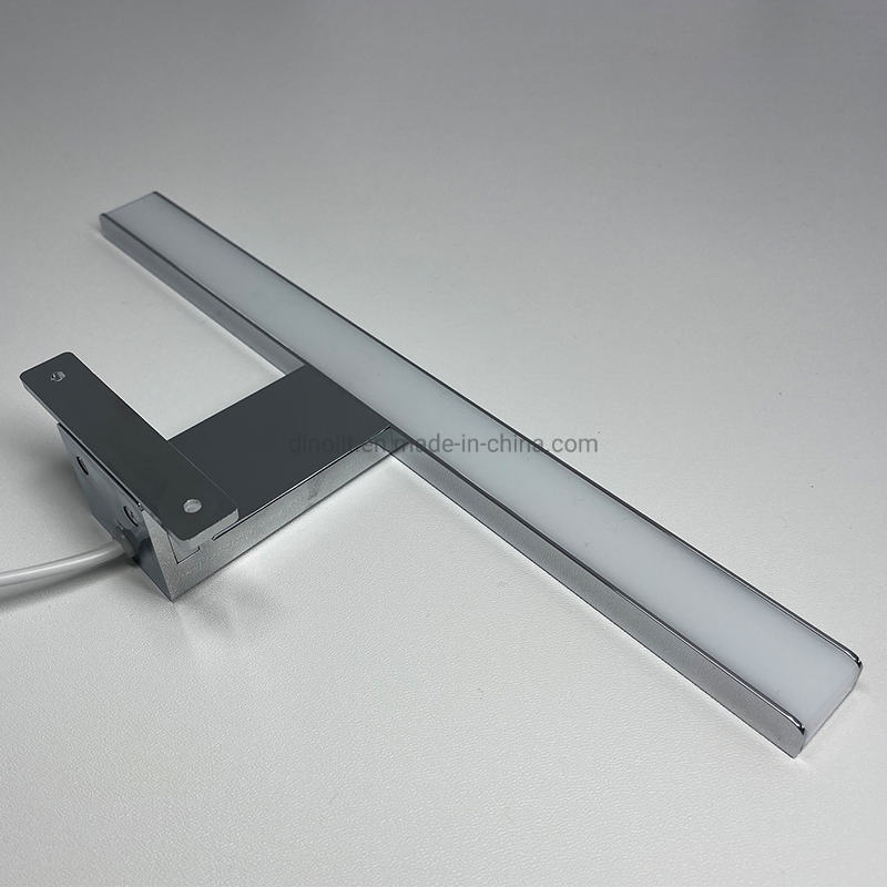 Hotel/Home Decor Waterproof 40cm LED Bathroom Furniture Bath Cabinet Chrome Aluminum 220V/110V Front Mirror Vanity Light with CE IP44