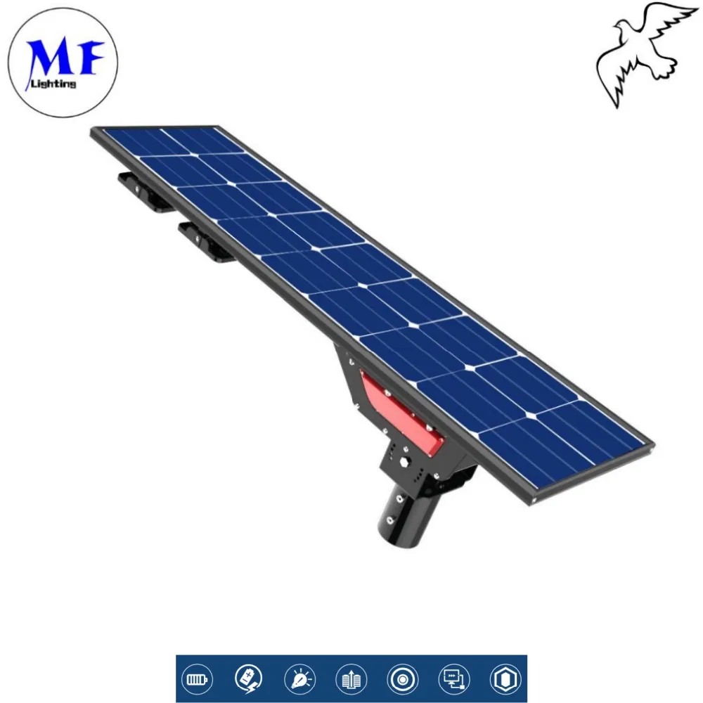 IP66 Waterproof 5years Warranty Solar Steet Lamp All in One Street Lighting 30W-150W Outdorr LED Solar Street Light with Pole for Park Pathway Road Highway