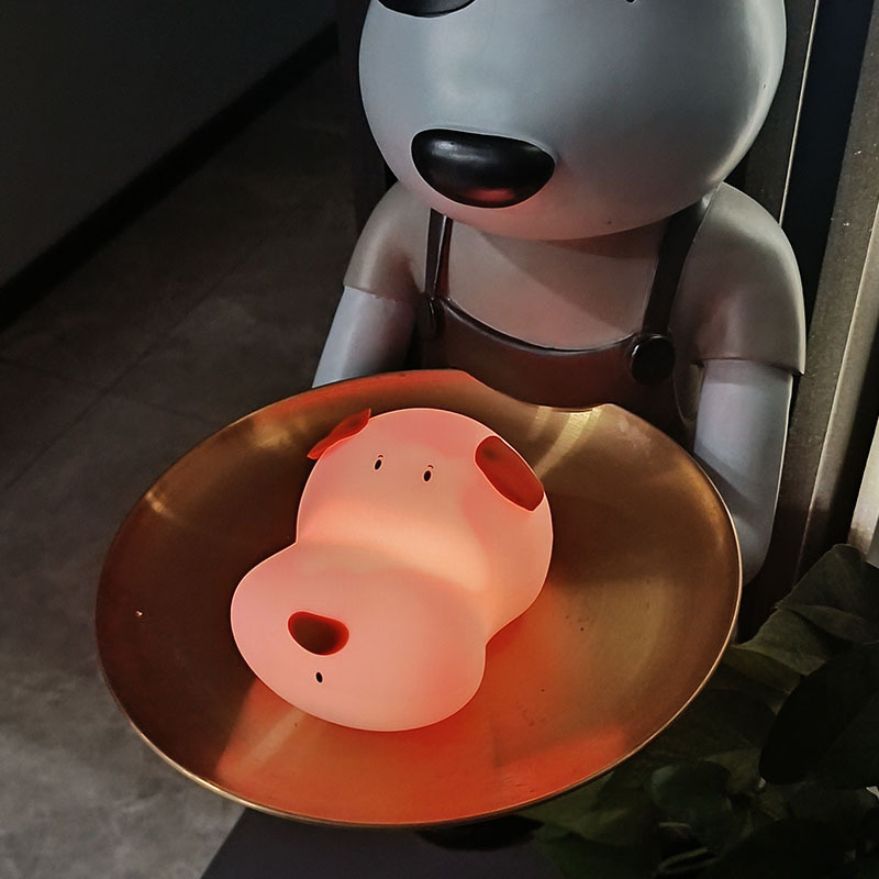 Colorful LED Night Light with Timer for Kids' Rooms