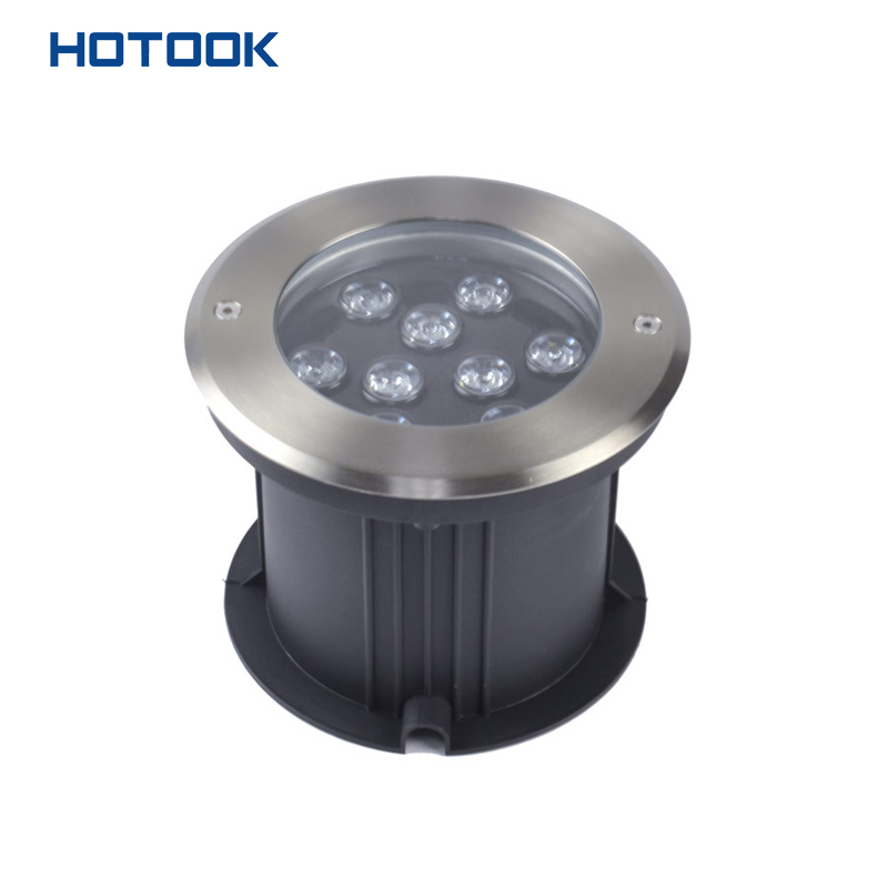 Hotook China Factory 5 Year Warranty Stainless Steel Cover Trees Flag Lights Blue IP67 IP68 Landscape LED Inground Uplight