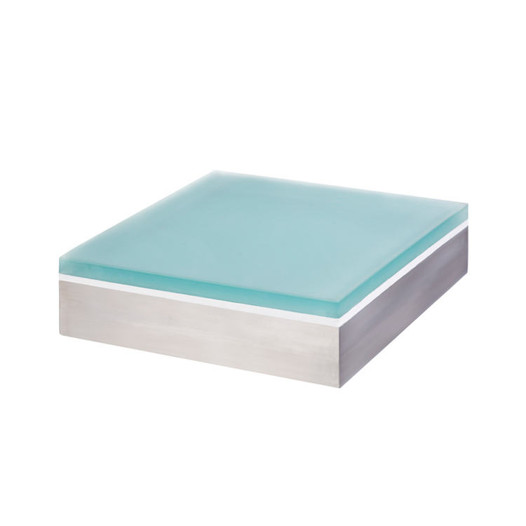 Outdoor Road Pathway Round Square RGBW IP67 1.3W 6W Toughened Glass Ground Recessed Inground LED Paver Brick Light