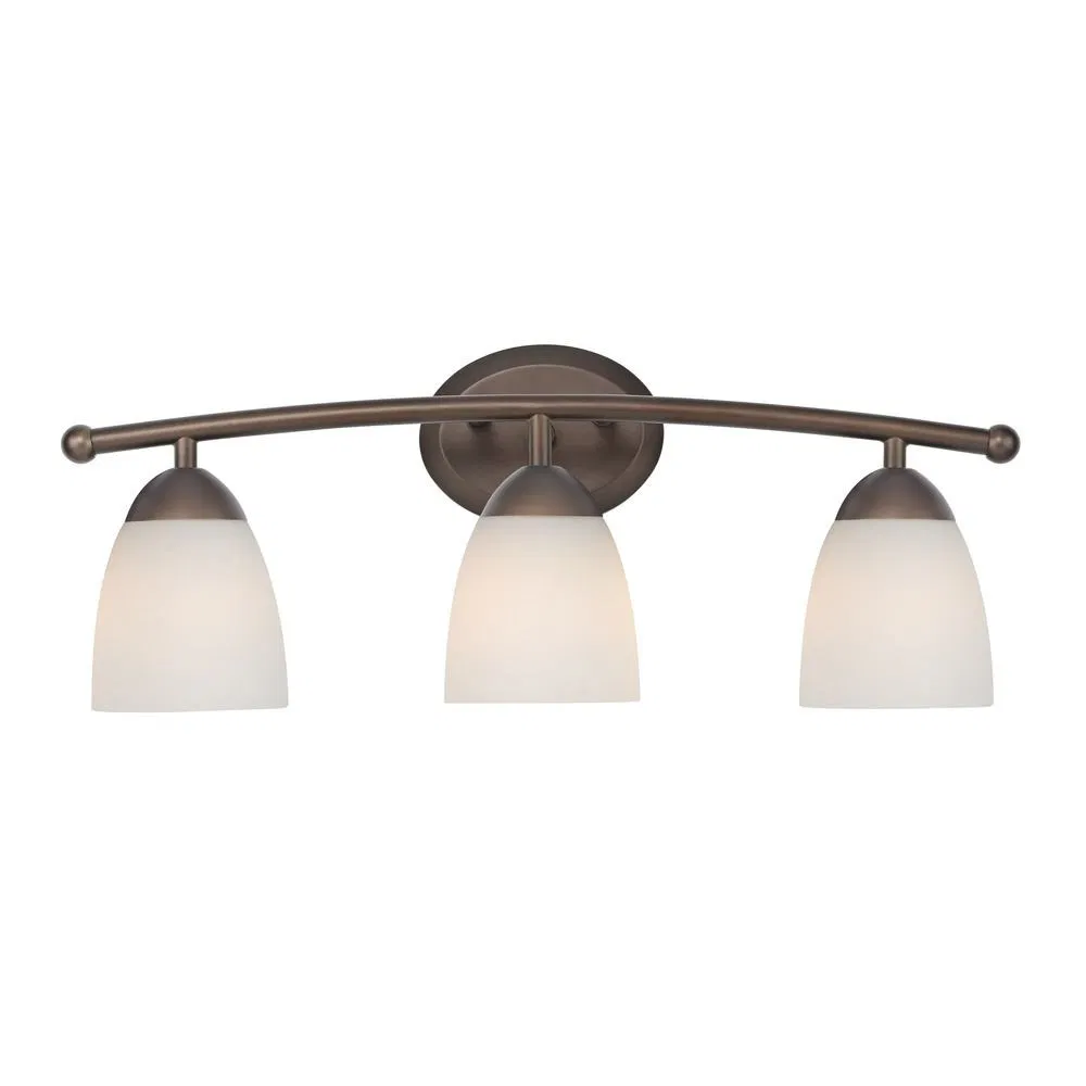 Europe Lights Frosted Lights Round Three Heads Bath Lights Modern Acrylic LED Vanity Bathroom Hotel Lighting Wall Mounted Mirror LED Bath Light Wall Lights