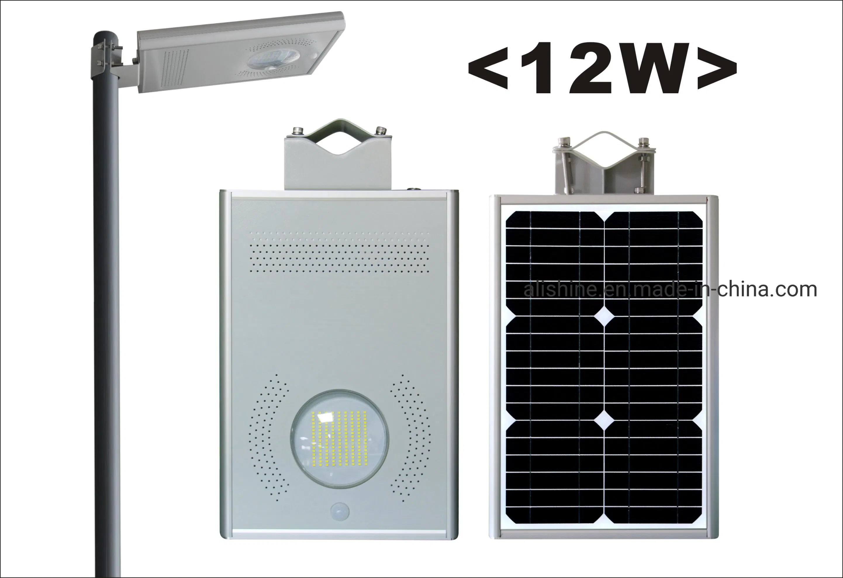 Smart Motion Sensor Outdoor Waterproof IP65 Integrated All in One LED Solar Street Light 10W 15W 20W 30W 40W 50W