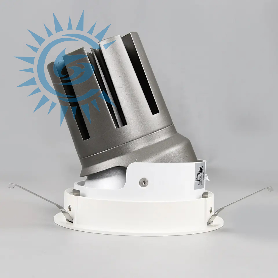 COB Super Energy Saving Dimmable Anti Glare LED Spotlight LED Downlight for Engineering, Home Furnishing, Commerical