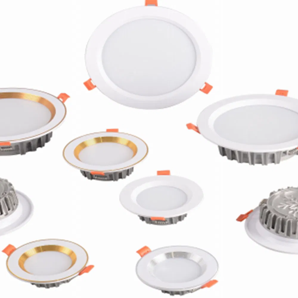 High Quality LED Downlight 7W Die-Cast Aluminum Lamp Body PC Diffuser Diameter 108mm, Outcut: 80mm