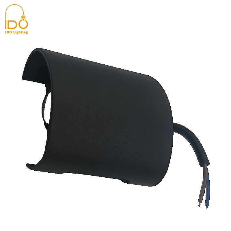 Black Outdoor Wall Light with Simple Design, IP65 Waterproof Lamp