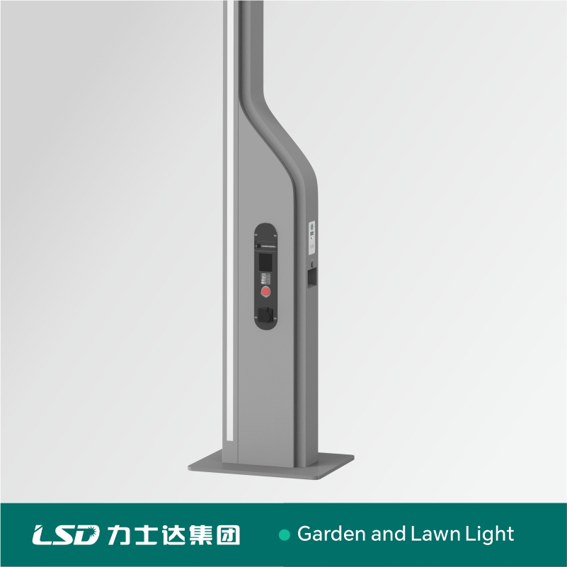 New Arrivals OEM ODM Outdoor Smart LED Street Light Lamp with WiFi CCTV Camera Advertising Screen Intelligent One Alarm System Charging Multi-Functional Design